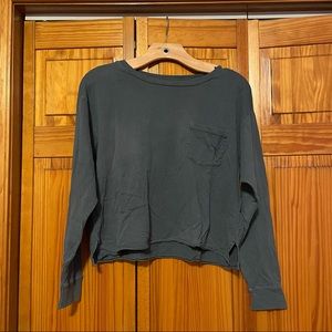 American Eagle Outfitters cropped long sleeve t-shirt